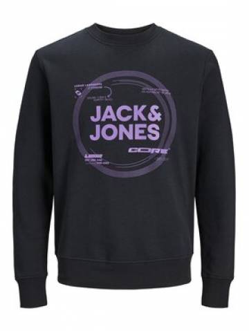 Jack&Jones Junior Світшот 12247681 Чорний Standard Fit Jack&Jones Junior Світшот 12247681 Чорний Standard Fit