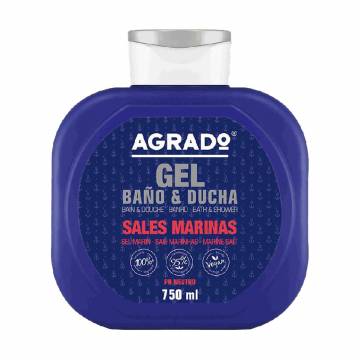 Гель для ванны и душа Agrado Bath & Shower Gel Marine Salts, 750 мл