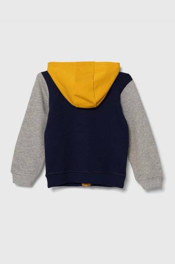 Детская хлопковая кофта United Colors of Benetton с капюшоном узор Детская хлопковая кофта United Colors of Benetton с капюшоном узор