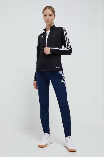 Тренировочные брюки adidas Performance Tiro 23 League цвет синий с аппликацией Тренировочные брюки adidas Performance Tiro 23 League цвет синий с аппликацией