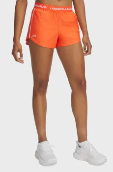 Женские оранжевые шорты Tech Play Up Shorts Оранжевый M Under Armour 1389882-847