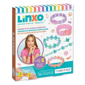 Набір для виготовлення браслетів Make it Real Linxo Прикраси Ніжність (MR6110/1) Набір для виготовлення браслетів Make it Real Linxo Прикраси Ніжність (MR6110/1)