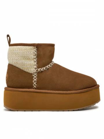 EMU Australia Снігоходи Stinger Knit Flatform W13143 Бежевий EMU Australia Снігоходи Stinger Knit Flatform W13143 Бежевий