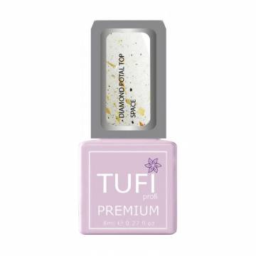 Топ для гель-лака Tufi Profi Premium Diamond Potal Top с поталью и шиммером, Космос, 8 мл Топ для гель-лака Tufi Profi Premium Diamond Potal Top с поталью и шиммером, Космос, 8 мл