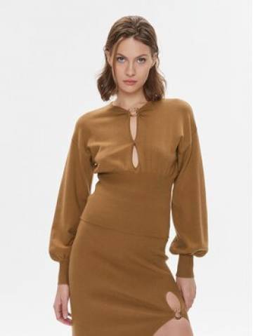 Pinko Светр Chioccia 101848 A15S Коричневий Regular Fit Pinko Светр Chioccia 101848 A15S Коричневий Regular Fit