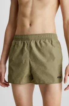 Мужские зеленые плавательные шорты SHORT RUNNER Зеленый S Calvin Klein KM0KM00847