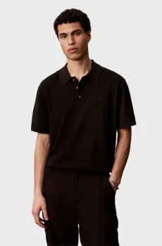 Мужское черное поло SUPIMA Черный S Calvin Klein LV04LC326G