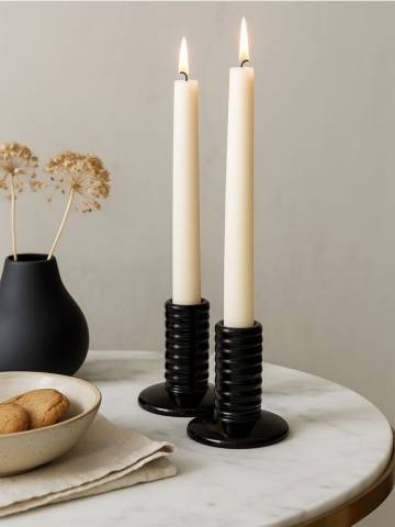 Підсвічники 2 шт - чорний