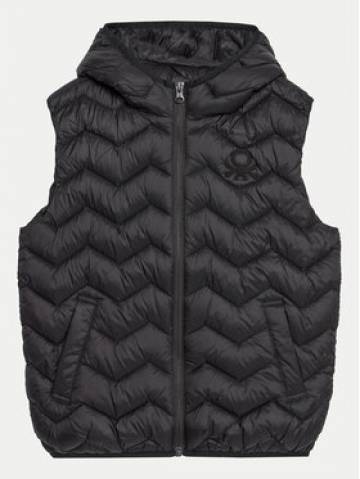 United Colors Of Benetton Жилет 2TWDCJ00R Чорний Regular Fit United Colors Of Benetton Жилет 2TWDCJ00R Чорний Regular Fit