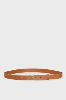 Женский рыжий кожаный ремень MODERN 2.5 Рыжий 85 Tommy Hilfiger AW0AW17496