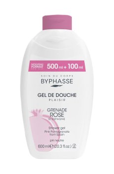Гель для душа Byphasse Plaisir Shower Gel Розовый гранат, 600 мл