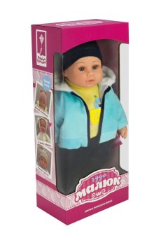 Пупс Країна Іграшок Чудо малюк, мягконабивной, музыкальный, в коробке, от 3 лет, 38*17*10 см (PL-525-104)