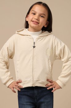 U.S. Polo Assn. Kids Girls Hooded Sweatshirt