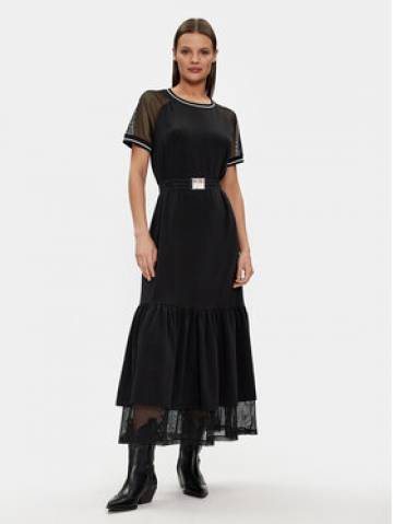 Liu Jo Повсякденна сукня TA4264 JS088 Чорний Regular Fit Liu Jo Повсякденна сукня TA4264 JS088 Чорний Regular Fit