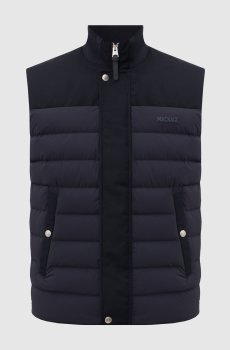 Синий пуховый жилет BRODY-Z