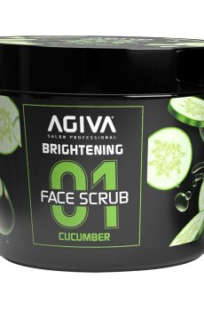 Скраб для лица Agiva Brightening Face Scrub с огурцом, 300 мл