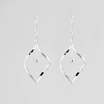 Серебряные серьги Minimal 1395 Серебряные серьги Minimal 1395