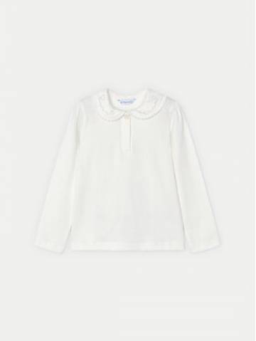 Mayoral Блузка 131 Écru Regular Fit Mayoral Блузка 131 Écru Regular Fit