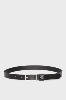 Женский черный кожаный ремень SQUARE Черный 70 Calvin Klein LV04F7050G