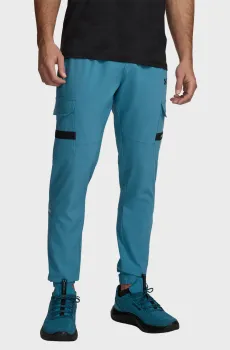 Мужские голубые спортивные брюки UA Tech Utility Woven Pant-BLU Голубой XL Under Armour 6004966-466