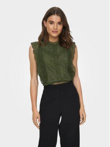 ONLY Блузка Karo 15204604 Зелений Regular Fit ONLY Блузка Karo 15204604 Зелений Regular Fit