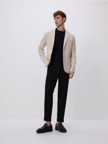 Reserved - Костюмні штани зі стрілками - чорний - 8510H-99X