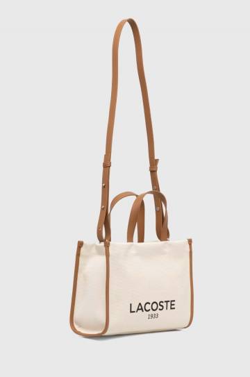 Сумочка Lacoste цвет бежевый Сумочка Lacoste цвет бежевый