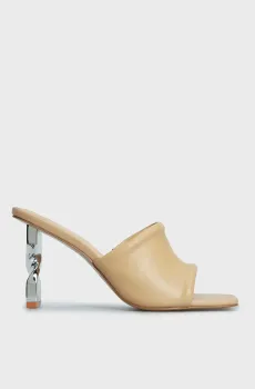 Женские бежевые кожаные мюли Susana Бежевый 40 PRPY PRSDS70232W