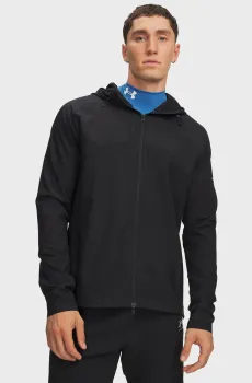 Мужская черная ветровка UA Ch. Elite Storm Jacket Черный S Under Armour 6013759-001