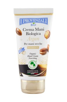 Питательный крем для рук I Provenzali Argan для сухой кожи, с органическим маслом арганы, 75 мл