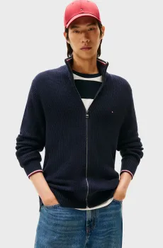 Мужской темно-синий кардиган THROUGH Синий 3XL Tommy Hilfiger MW0MW41517