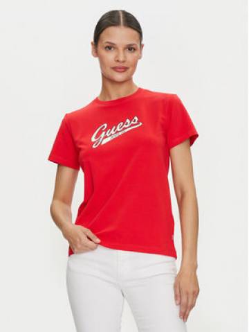 Guess Jeans Футболка W4YI13 J1314 Червоний Regular Fit Guess Jeans Футболка W4YI13 J1314 Червоний Regular Fit