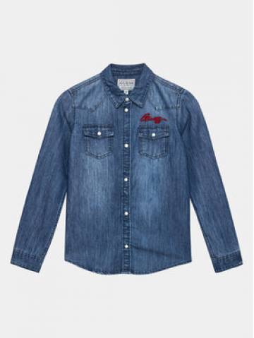Guess Джинсова сорочка L3BH00 D4UE0 Голубий Regular Fit Guess Джинсова сорочка L3BH00 D4UE0 Голубий Regular Fit