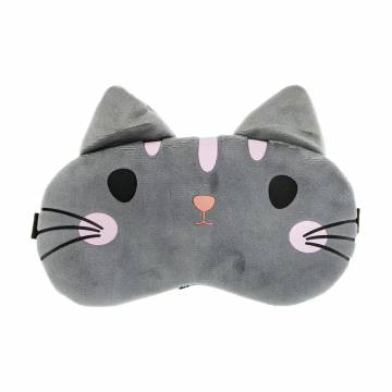 Детская маска для сна Lukky Кошка, серая, 24.6*14.6 см Детская маска для сна Lukky Кошка, серая, 24.6*14.6 см