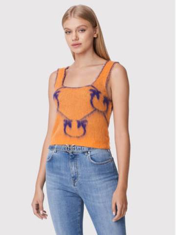Pinko Топ Laurie 1G17WV A007 Оранжевий Regular Fit Pinko Топ Laurie 1G17WV A007 Оранжевий Regular Fit