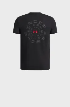 Детская черная футболка UA B WM Blur SS Черный 14 Under Armour 6009269-001