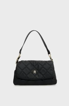 Женская черная сумка FEMININE SHOULDER Черный ONESIZE Tommy Hilfiger AW0AW18717