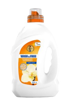 Концентрированный смягчитель для тканей Wash & Free Ванильная орхидея, 2 л