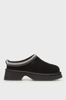 Женские черные замшевые клоги Castilla Черный 39 PRPY PRFAS1225W