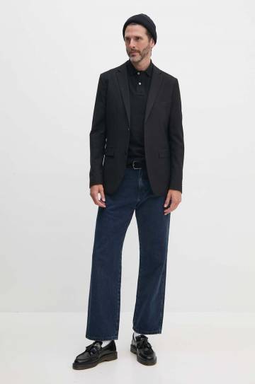 Хлопковое поло Polo Ralph Lauren цвет чёрный с аппликацией 710953336 Хлопковое поло Polo Ralph Lauren цвет чёрный с аппликацией 710953336