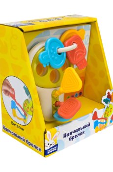 Детская игрушка погремушка Країна іграшок Солнечный зайчик Обучающий брелок, от 1 года (PL-724-79)