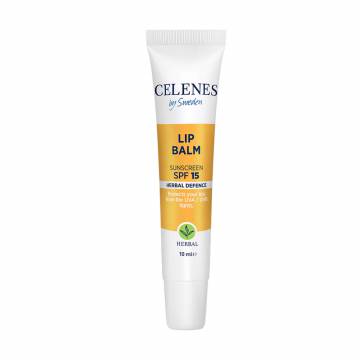 Солнцезащитный бальзам для губ Celenes Herbal Defence Lip Balm With Sunscreen SPF 15, 10 мл Солнцезащитный бальзам для губ Celenes Herbal Defence Lip Balm With Sunscreen SPF 15, 10 мл