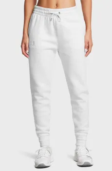 Женские светло-серые спортивные брюки UA Icon Fleece Jogger Серый L Under Armour 6001537-032