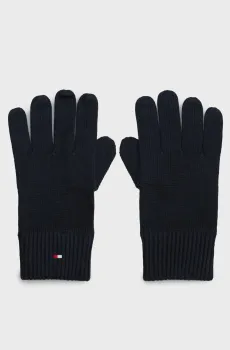 Мужские темно-синие перчатки ESSENTIALS FLAG GLOVES Синий ONESIZE Tommy Hilfiger AM0AM12845
