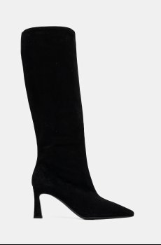 Замшевые сапоги Pollini