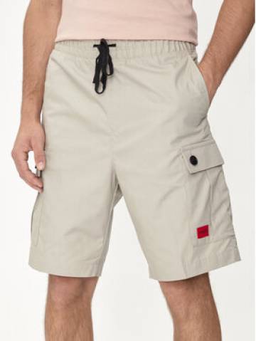 Hugo Шорти з тканини Garlio242 50510594 Сірий Regular Fit Hugo Шорти з тканини Garlio242 50510594 Сірий Regular Fit