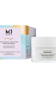 Крем для лица Marion Golden Glow Beautifying And Firming Face Cream с аргановым маслом и ниацинамидом 1.5%, 50 мл
