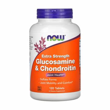 Глюкозамин и хондроитин NOW foods Extra Strength Glucosamine & Chondroitin, 120 таблеток Глюкозамин и хондроитин NOW foods Extra Strength Glucosamine & Chondroitin, 120 таблеток