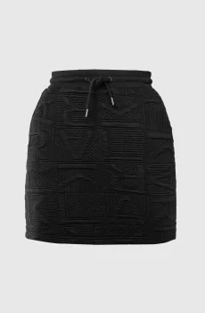 Женская черная юбка Черный L Karl Lagerfeld 236W1252