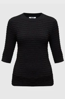 Женский черный джемпер Черный L DKNY P4GSAR10